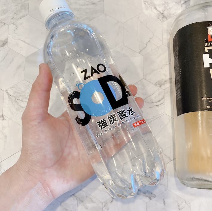 炭酸水 500ml 24本 送料無料 強炭酸 炭酸 無糖 ZAO SODA プレーン